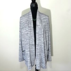 Gap Cardigan Navy and White Stripped